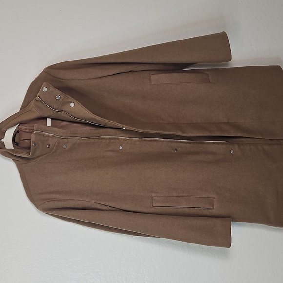 🤎 H&M Wool Blend Camel Coat – Size S - Picture 15 of 16